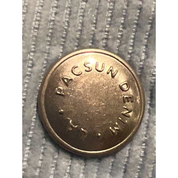 Pac Sun Corduroy Cropped Baby Blue Jacket Size Medium - Picture 8 of 8